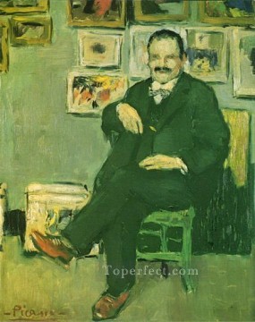 Pablo Picasso Painting - Retrato Gustave Coquiot Ambroise Vollard 1901 Pablo Picasso
